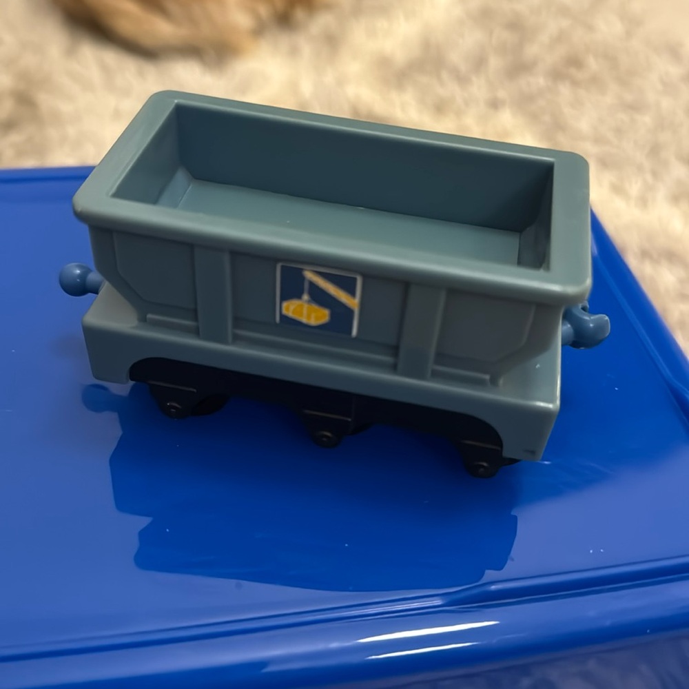 🎁5/$10🎁 Chuggington Blue Cargo Storage Train 2010 Learning Curve Toy Car Vehicle